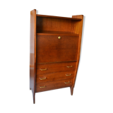 Vintage mahogany wing-shaped secretary
