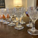 Beautiful lot of crystal glasses from Saint Louis
