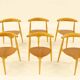 Heart dining set, designed by Hans Wegner for Fitz Hansen,  Denmark 1960s