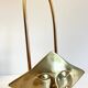 Display star shape mail holder in vintage brass