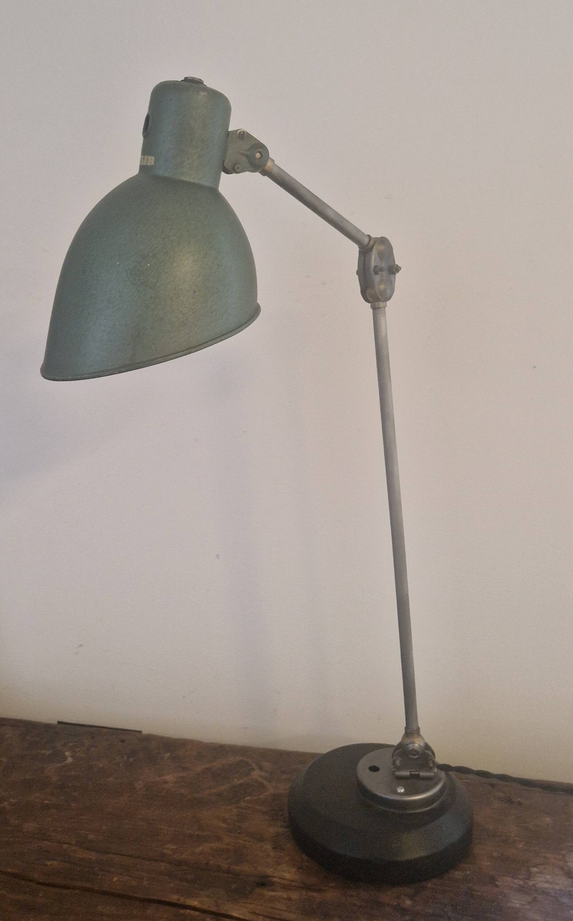 Vintage industrial workshop/architect lamp '50s - '60s nestler