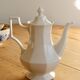 Large vintage jug Johnson Brothers Pearl pattern white porcelain