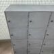 Large patinated locker cabinet (renovated)