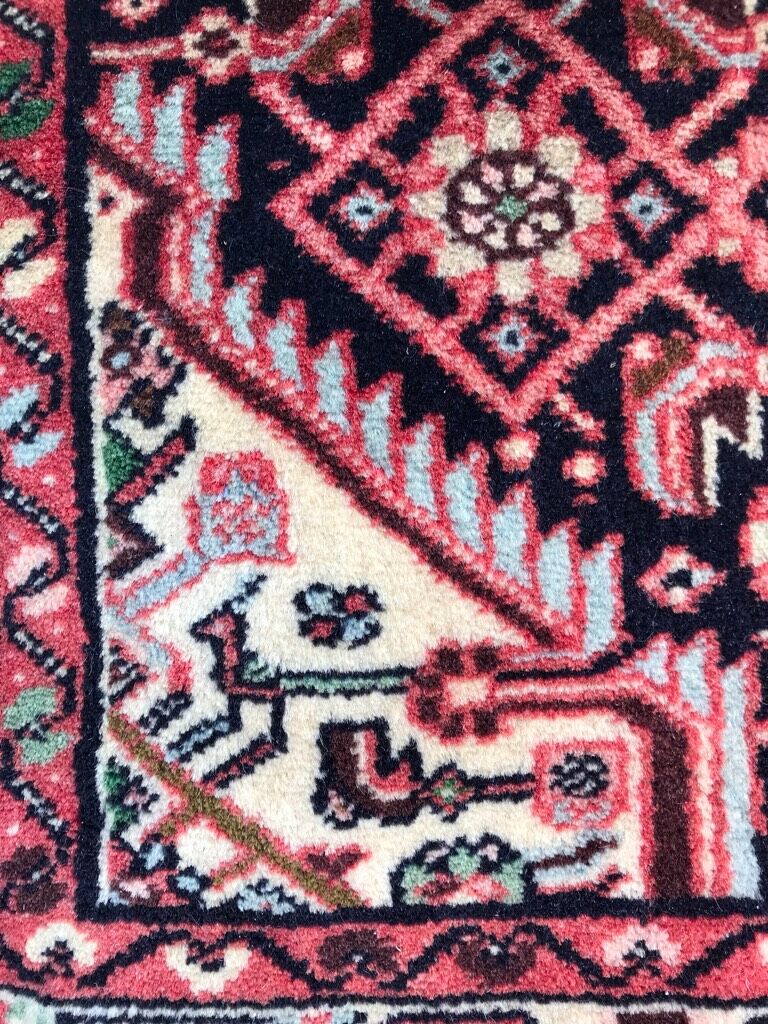 Persian hamadan carpet 75x128cm