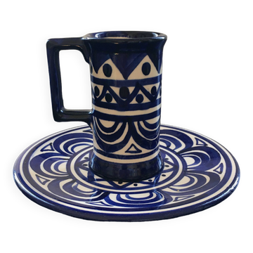 Cup and saucer Saint Jean de Bretagne