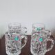4 Chopes à bière en cristal taillé Tiffany et Co.