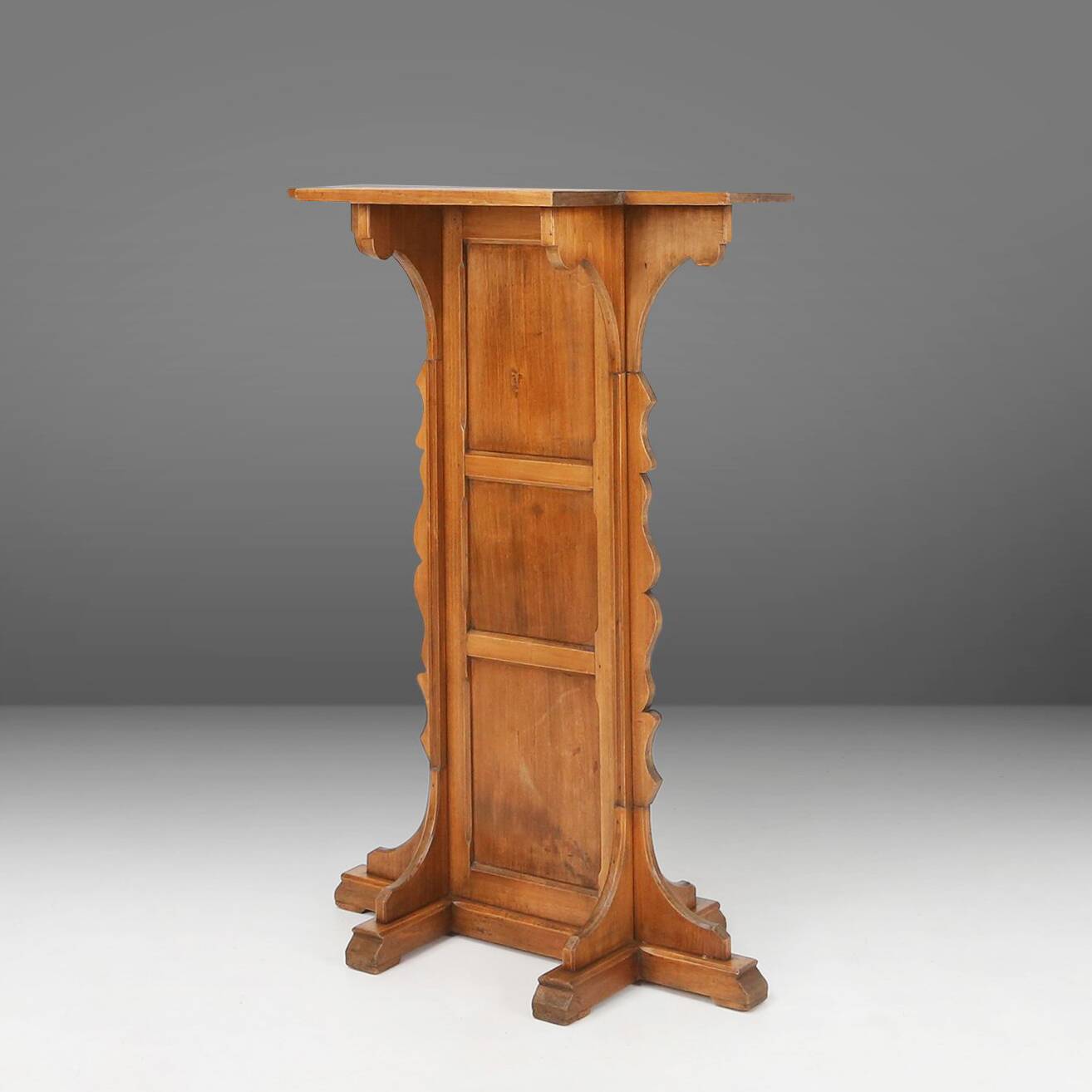 Church Console in solid wood, France ca. 1900