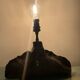 Vintage brutalist ceramic lamp base