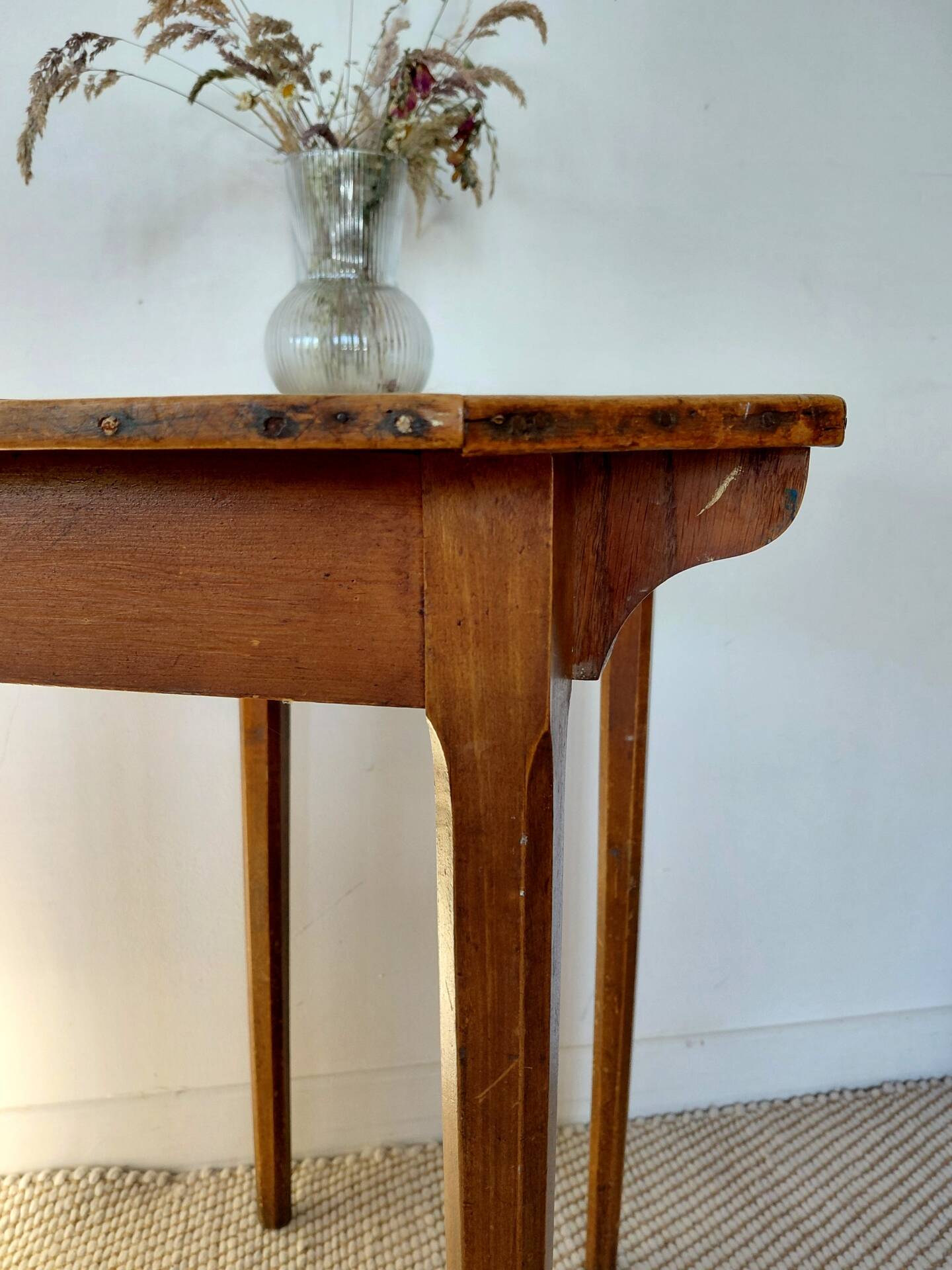 Antique wooden table - Beautiful patina - Country house spirit