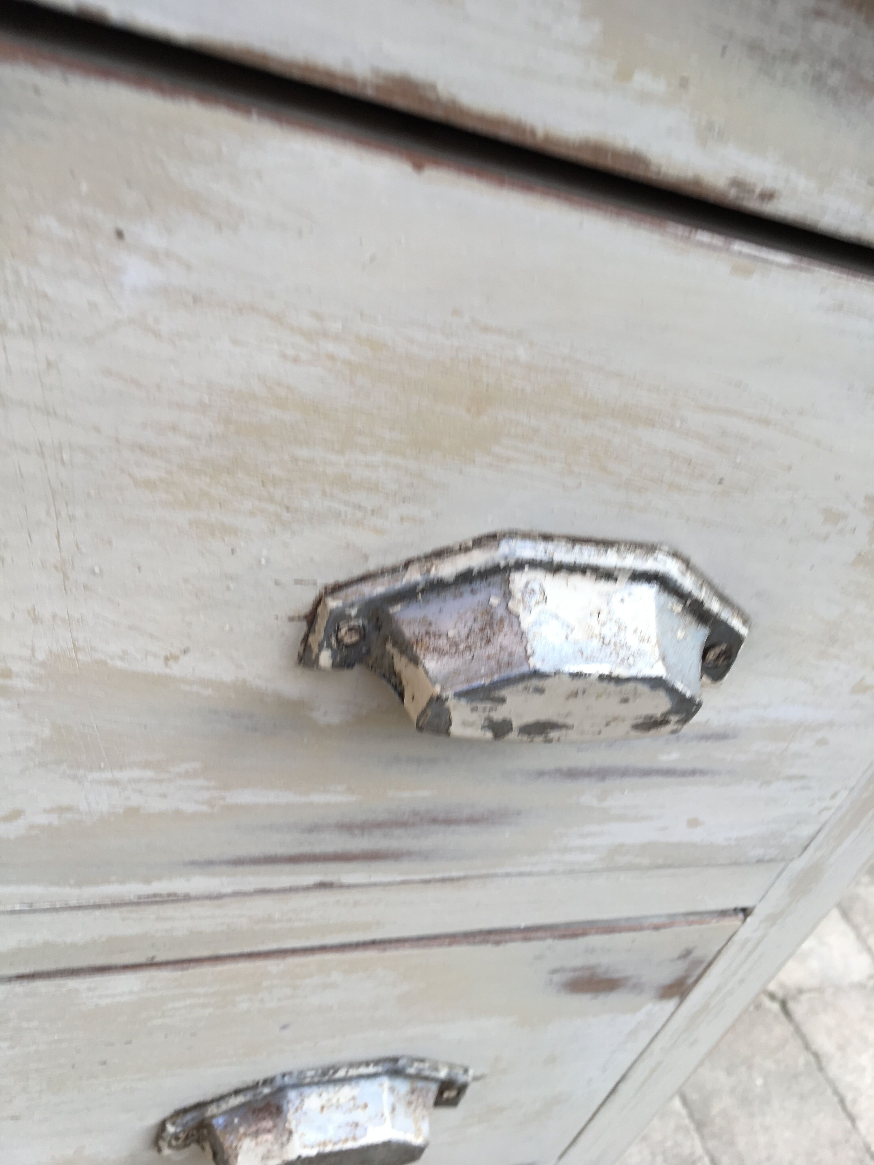 Vintage patinated chiffonnier