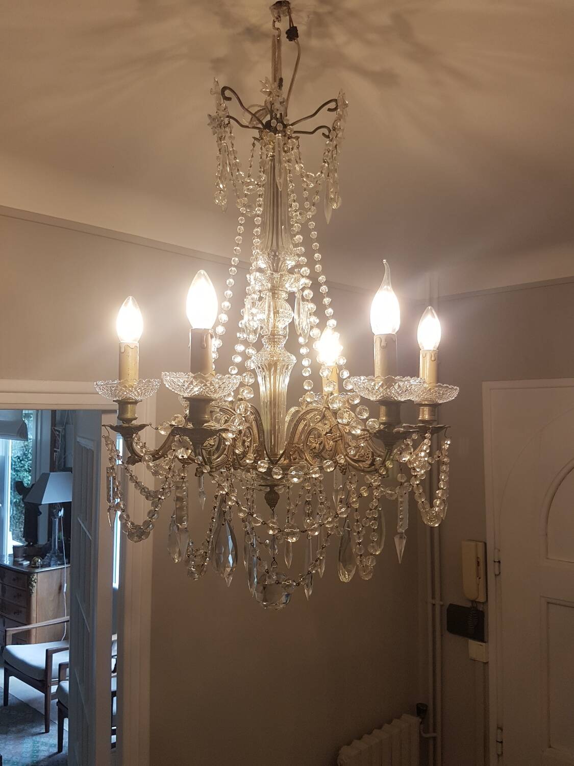 Tassel chandelier