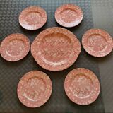 Grindley of Stoke Royal Tudor Velvet Rose English Earthenware Service