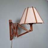 Scandinavian scissors wall lamp, 60s