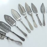 10 Vintage French Absinthe Spoons all Different