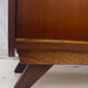 Vintage shoe cabinet with tapered legs