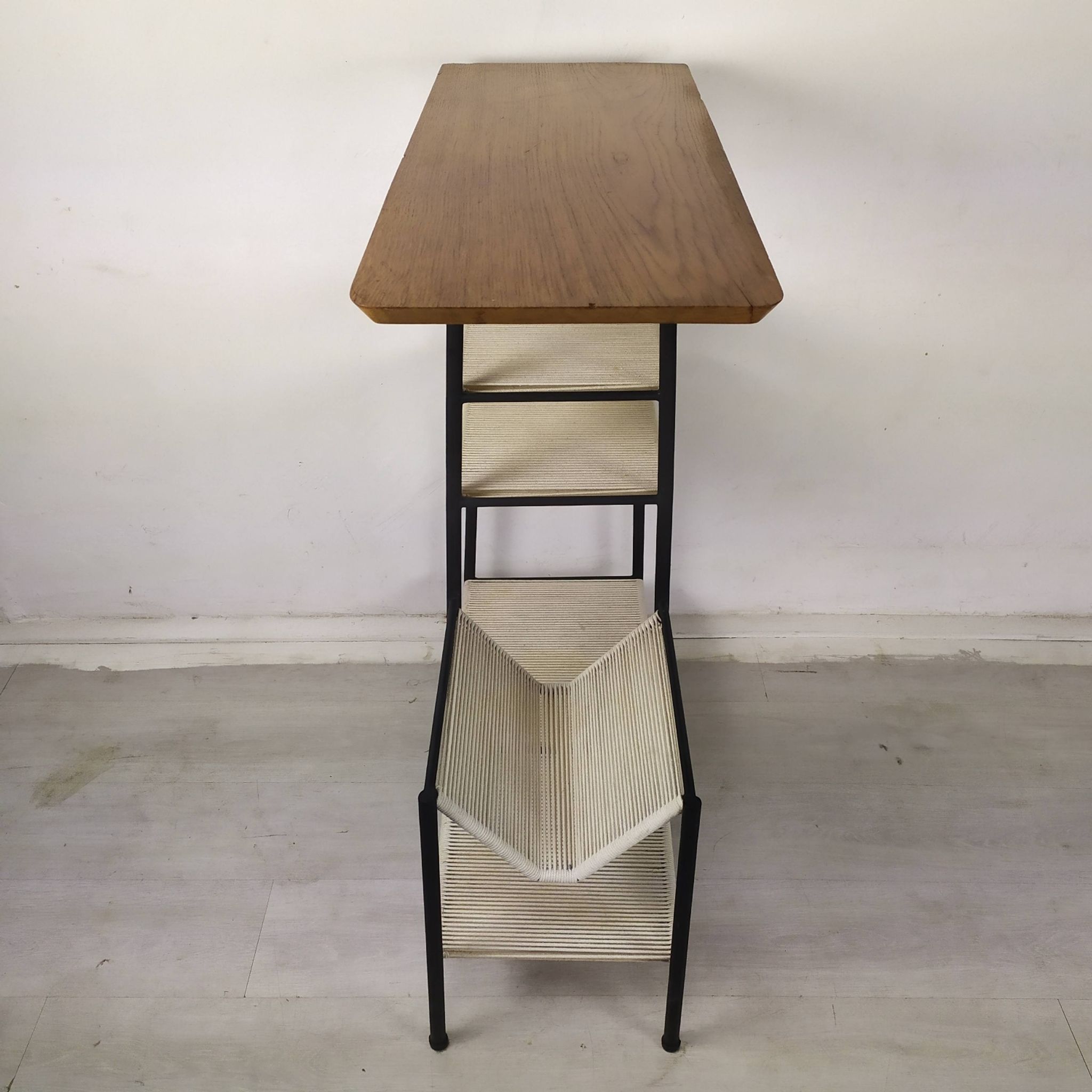 Étagère vintage corde