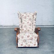 Set of High Wing Back Armchairs, 1900s