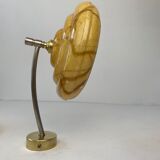 Set of 3 vintage wall lamps 1950