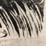 Intaglio print "The Cat"