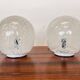 Pair of design mid century artglass Table Lamps, 1980s - Czechoslovakia