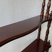 Library - turned wooden shelf
