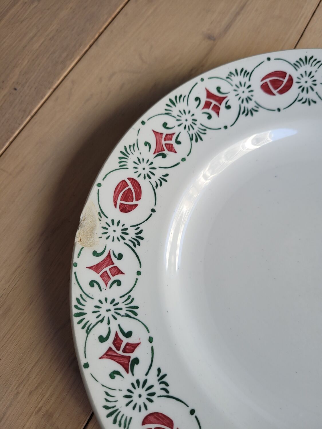 Lot de 7 assiettes Orchies Moulin des Loups et Hamage