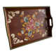 Painted wood tray