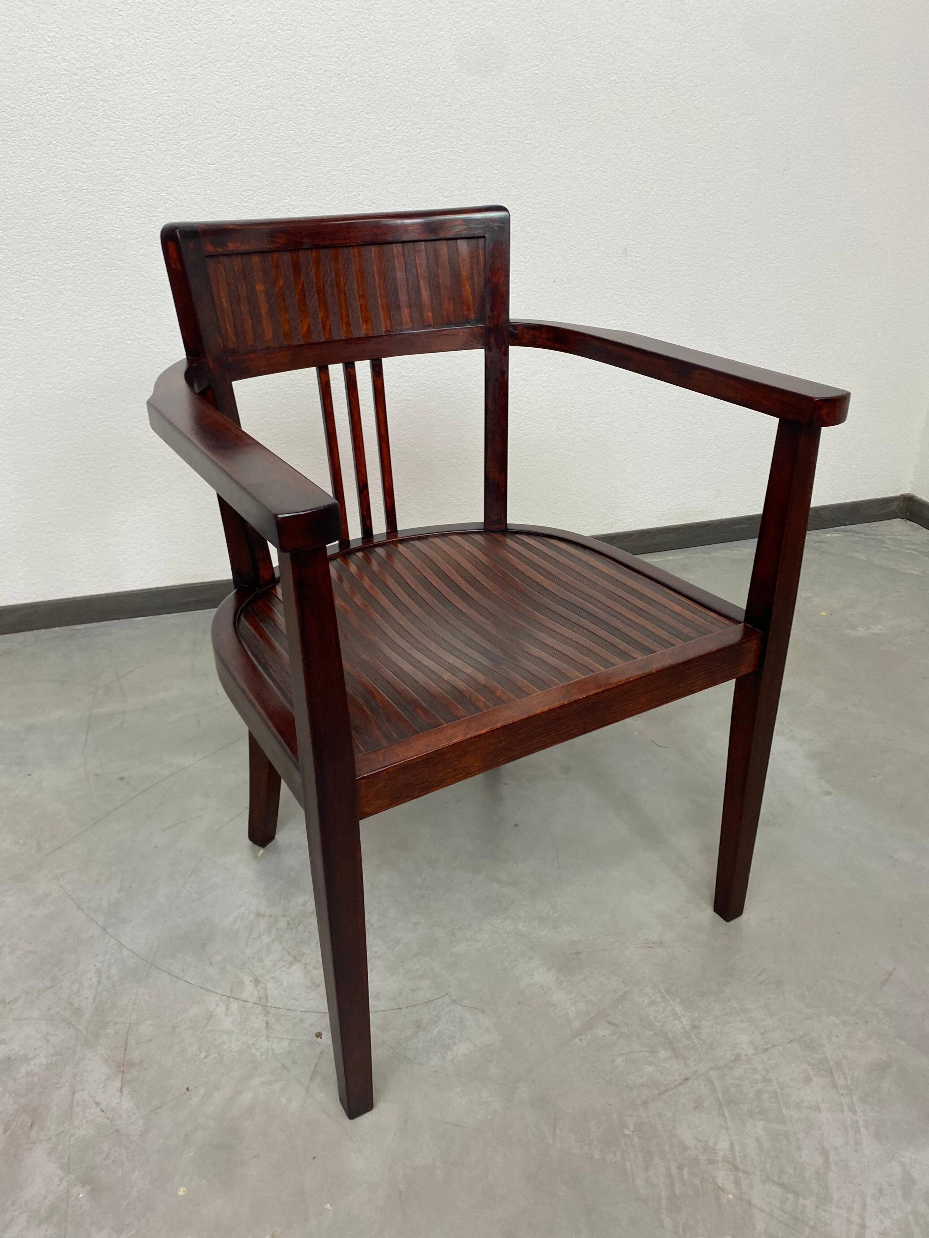 Art Nouveau office chair