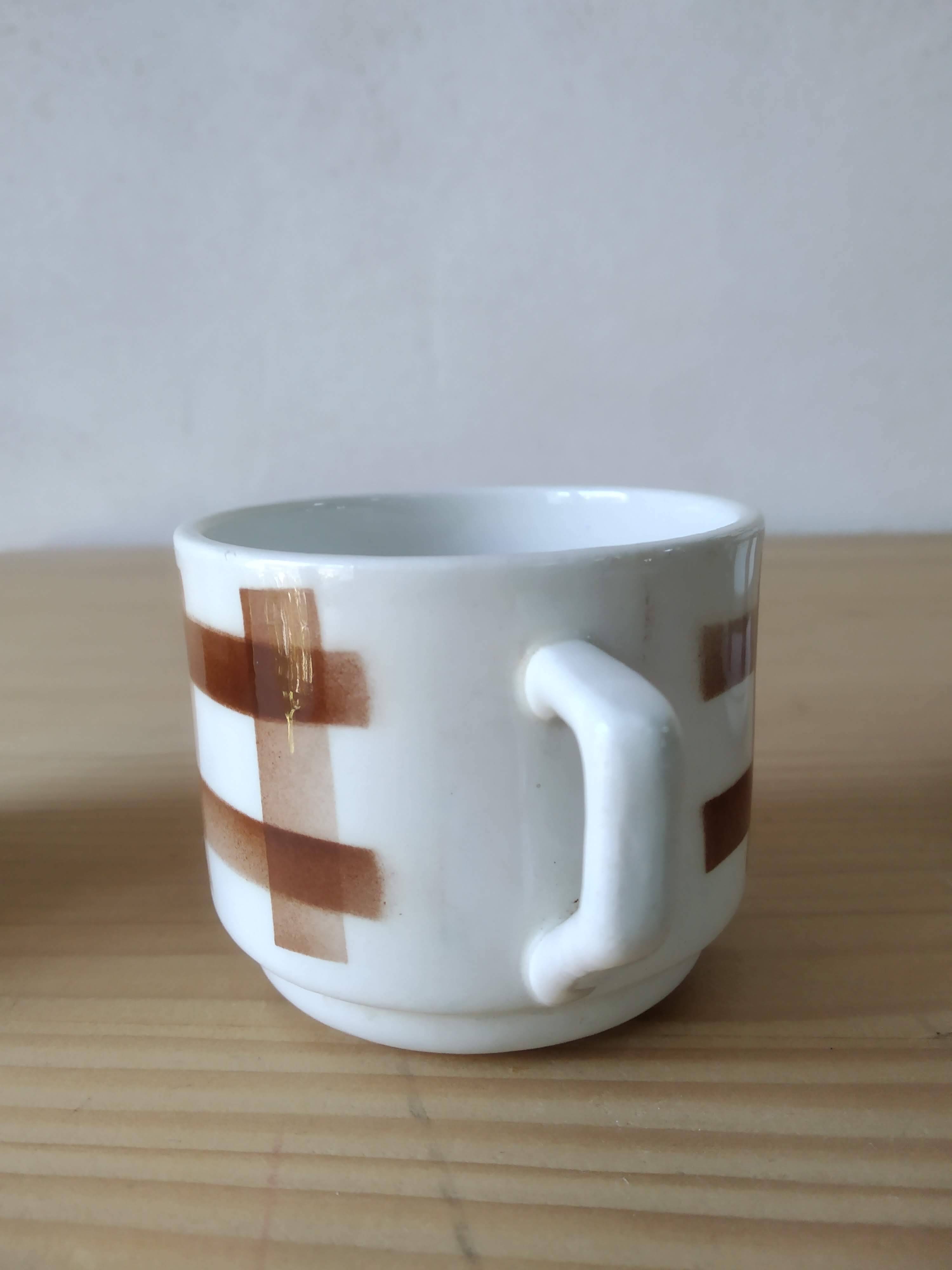 6 Scottish coffee or tea cups Moulin des Loups