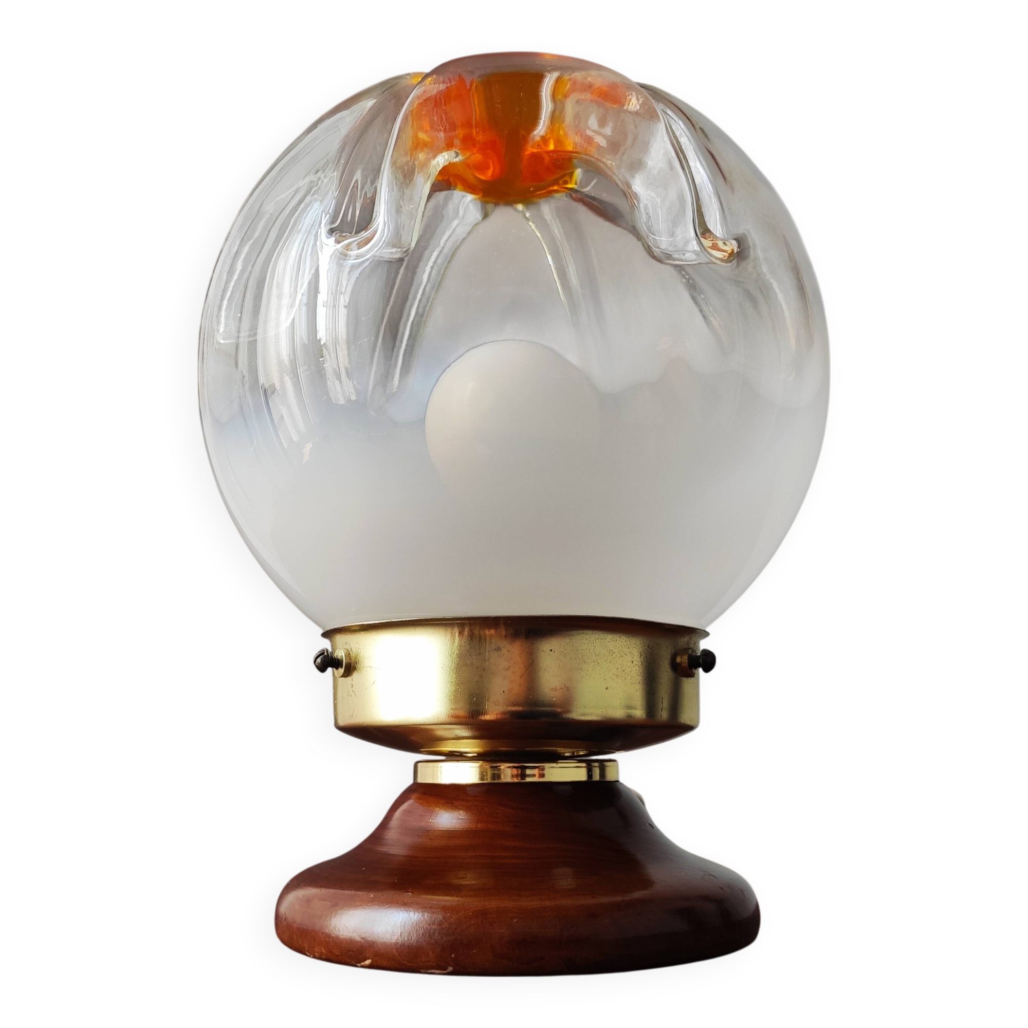 Vintage Mazzega 1970 Murano glass lamp
