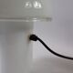 White glass table lamp, Onfale, Artemis by Vistosi, 70s production