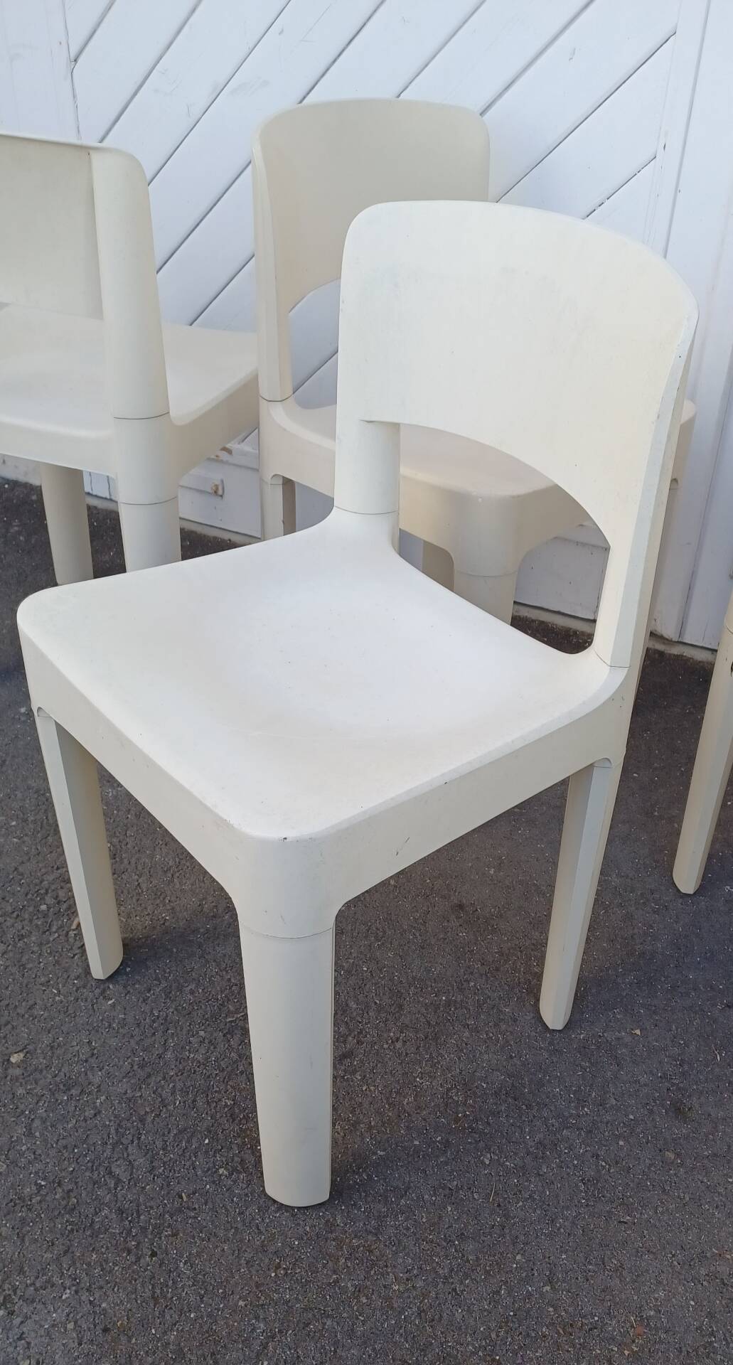 Set of 4 Space Age Allibert chairs