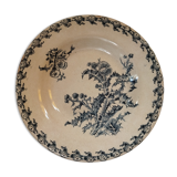 Hollow plate "Chardons" of Gien