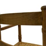 Art Deco chair minimalist oak wicker minimalist design