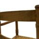 Art Deco chair minimalist oak wicker minimalist design