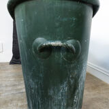 Bathtub in zinc wooden base period 19th