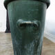 Bathtub in zinc wooden base period 19th
