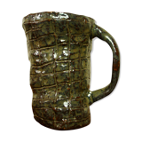 Brutalist glazed terracotta mug