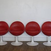 Serie de chaises design Borje Johanson 1970