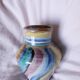 Multicolored vase Montigny sur Loing