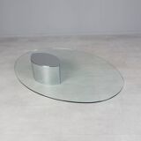 “lunario” coffee table cini boeri for gavina, italy circa 1970