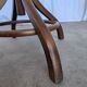 Porte-manteau vintage en bois cintré, arbre à hall Thonet, meuble d'entrée en bois foncé