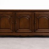 Cabinet no. 2, 3 doors solid oak