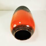 Large Scheurich ceramic vase, Fat Lava, Germany 1960s