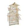 bamboo bird cage form pagoda 1960s - 70