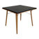 "PLIDEAL" Folding Coffee Table Beech & Faux Leather 1950 Vintage Glamping