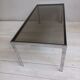 Table basse , verre fumé