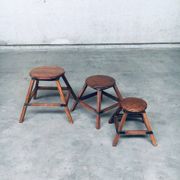 Wabi Sabi Nesting Tables, France, 1950s, Set of 3