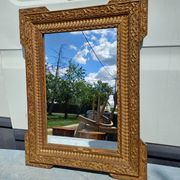Miroir Bois et Stuk doré 19 ème