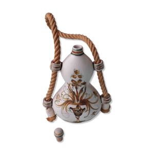 Bouteille en faïence